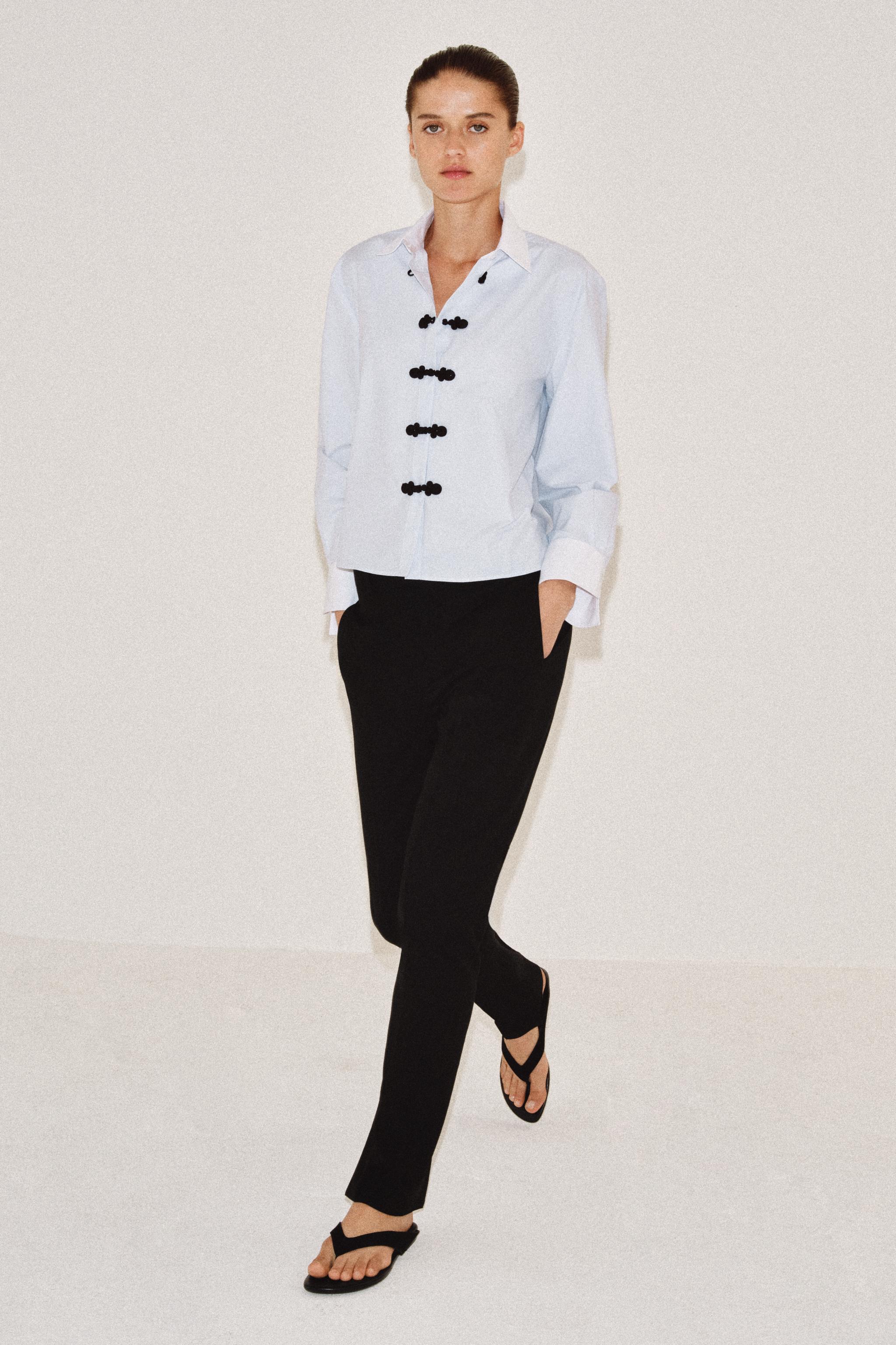 CONTRAST FIREMAN CLASP SHIRT ZW COLLECTION